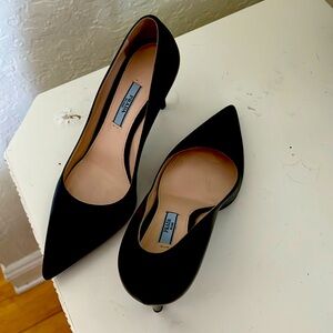 brand new Prada heels with heel tap replacements inbox original